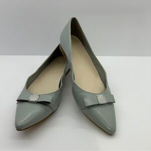Cole Haan Ballet Flats Size 8 Women's Leather Pointed Toe Flat in Grey